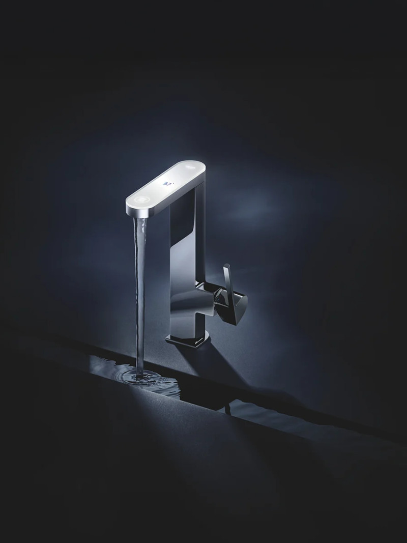 Wastafelmengkraan met hoge uitloop voor opbouw wastafels van Hansgrohe, Grohe en Duravit – Facq België