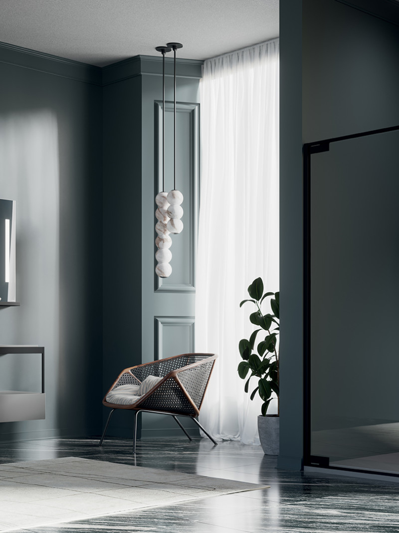 Ga slim om met ruimtelijke beperkingen voor een functionele douchehoek