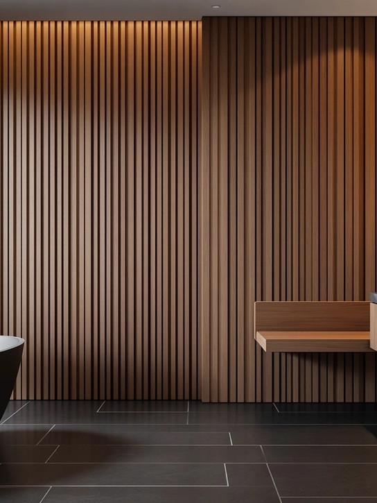 Pourquoi le noir et le bois subliment votre salle de bains ?