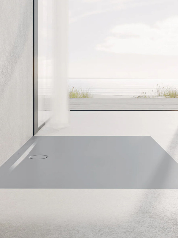 Remplacement baignoire par douche à l'italienne avant après transformation salle de bains Belgique Facq