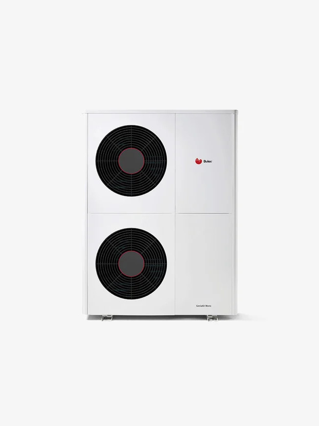 Bulex monobloc air-to-water heat pump with dual fan