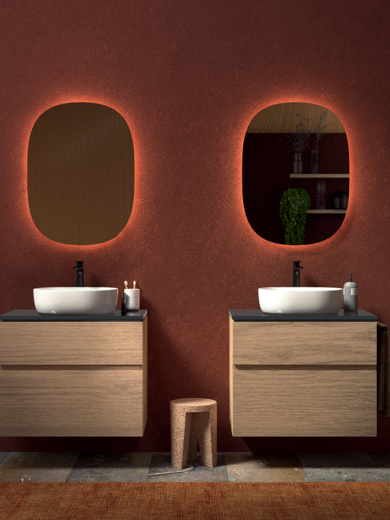 Caluna Chêne Structuré 2 meubles